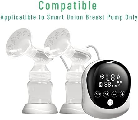 Аксесоари за двоен Електрически молокоотсоса Smart Union, 2 Фланеца (24 мм), с по 2 клапана Duckbill, 2 диафрагмата, само за електрически молокоотсоса Smart Union