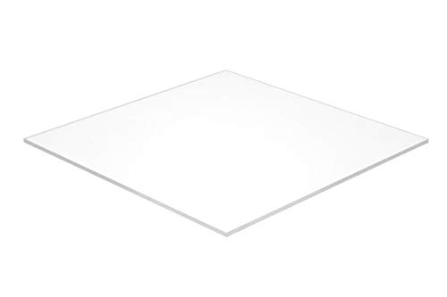 Лист акрил, плексиглас Falken Design, Бял Полупрозрачен 55% (2447), 4 x 6 x 1/4