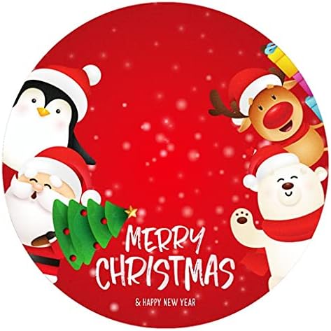 UXZDX CUJUX Пола с Коледна Елха, Текстилен Принт, Калъф за Коледната Елха, Килим, Коледни Украси за дома, Коледа, Нова година (Цвят: B размер: 35,43 )