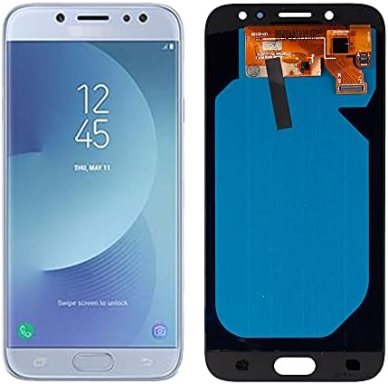 Подмяна на SwarKing, Съвместима с Samsung Galaxy J7 Pro и J7 (2017) SM-J730 (син без рамка) LCD дисплей, Сензорен дисплей, Дигитайзер