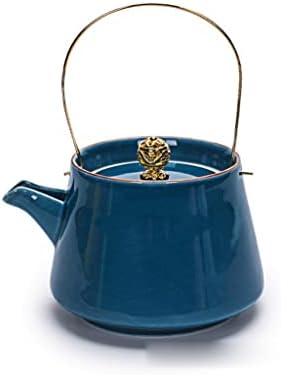 LDCHNH Чайник с Глазура на Небето, Традиционен Китайски Чайник с Инфинити Модел, Керамични Цветя кана, Чайник (Цвят: E, размер: 1 бр.)