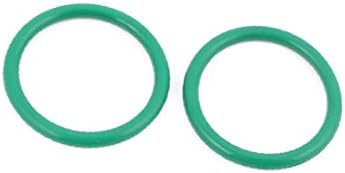 X-DREE 20pcs Зелена 20 мм x 1,9 мм Термостойкое Не Маслостойкое о пръстен от нитрилового каучук NBR о-пръстен (20 дупки,