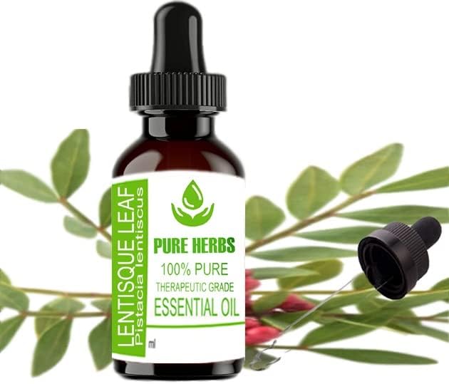 Етерично масло чечевичного лист Pure Herbs (Фисташковая леща) Чисто и Натурално Терапевтични 50 мл