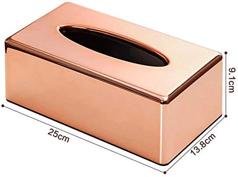 JYDQM Модерна Метална Кутия за Салфетки, Покривка За Еднократна употреба Хартиени Салфетки За лице, с Правоъгълна стойка За