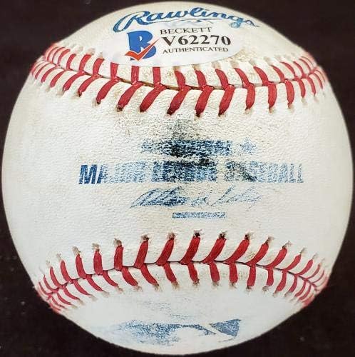 Джеф Франсис С автограф от Официалния представител на MLB бейзбол Ню Йорк Янкис, Колорадо Рокиз на Бекет БАС V62270 - Различни предмети,