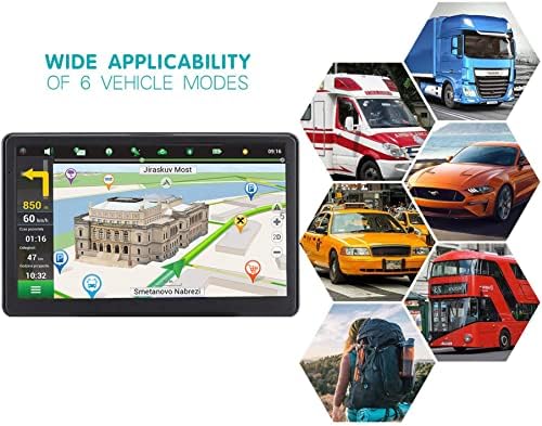 GPS Навигация за кола, Карти за камион 2023, Автомобили, GPS-Навигация, 7-Инчов Сензорен Екран, Навигационна Система с Напомняне дестинации