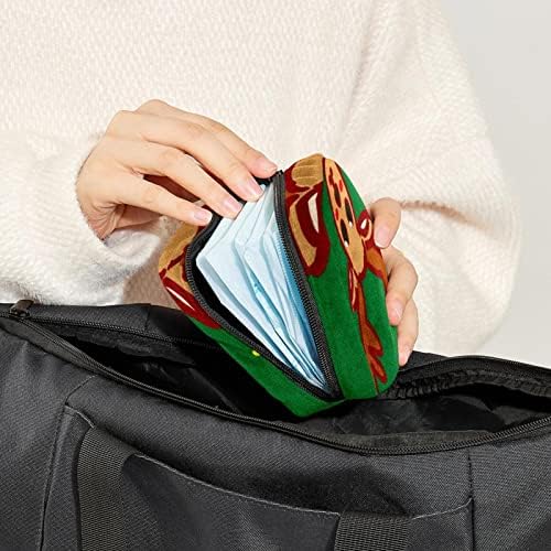 Чанта за съхранение на Хигиенни Кърпички, Преносими Многократна употреба Менструални Тампони джоб, Чанта за Съхранение на