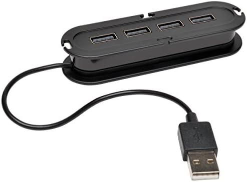 Високоскоростен ултра-мини-хъб Трип Lite, с 4 порта USB 2.0 (U222-004)