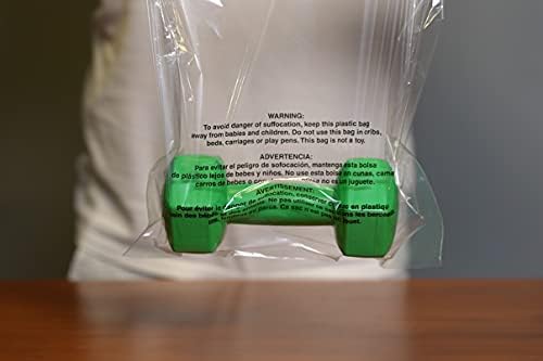 Папапакет 9x12 (количество 200 броя) Прозрачни найлонови торбички с Предупреждение за задушаване само уплътняващи Пакет за опаковане на Дрехи,