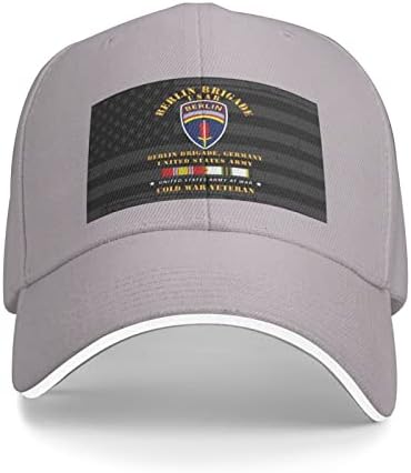 Немската Бригада на Армията на САЩ Унисекс Дънкови Шапки бейзболна шапка Шапки за Сандвичи