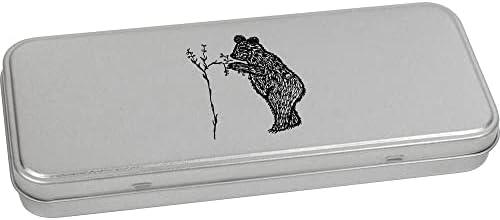 Метална Лидице кутия за канцеларски материали Azeeda 'Bear & Berries' на оса /Кутия за съхранение (TT00196993)