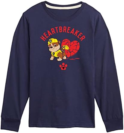 Hybrid облекло - Paw Patrol - Сердцеедка за Свети Валентин - Тениска с изображение, за деца и младежи с дълъг ръкав