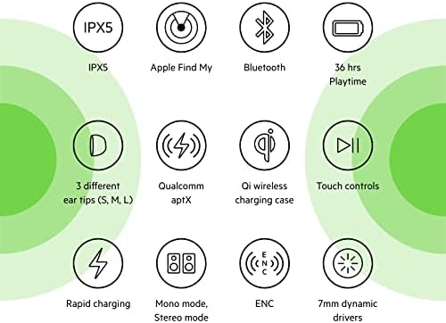Безжични слушалки Belkin, SoundForm Freedom Настоящите Безжични Bluetooth слушалки с калъф за безжично зареждане, сертифицирани