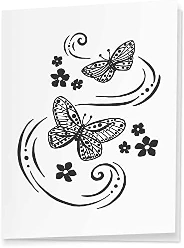 Опаковъчна хартия Azeeda A1 Пеперудите и цветята / лист амбалажна хартия (GI00068005)