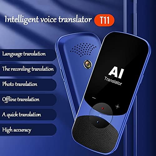 TFIIEXFL 106 Езици T11 Умен Гласов преводач Многоезична реч в реално време, Интерактивни Автономен Преводач Бизнес пътувания (Цвят: