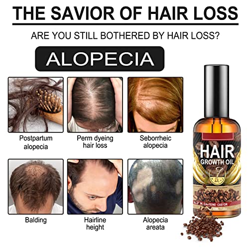 Серум за растеж на косата - Кофеиновая Серум за Възстановяване на Растежа на косата, за Укрепване, Овлажняване и Възстановяване на Изтощена коса - Серум за Възстано?