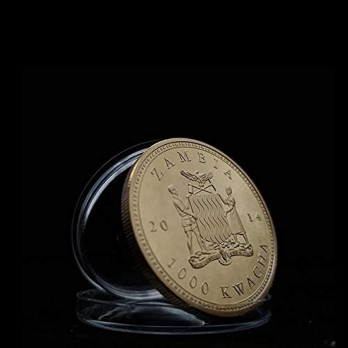 2014 Африканска Зебра Възпоменателна Монета Gold Challenge Колекционерска стойност за Бизнес подаръци