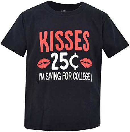 Уникална риза за малки момчета на 25 Cent Целувки за Свети Валентин