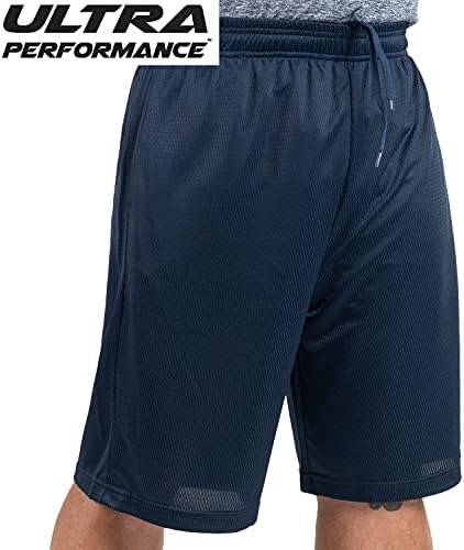 Мъжки къси панталони Ultra Performance 5 Pack, Спортни къси Панталони за Фитнес, Спортни Баскетболни Шорти за Мъже, SM - 5X
