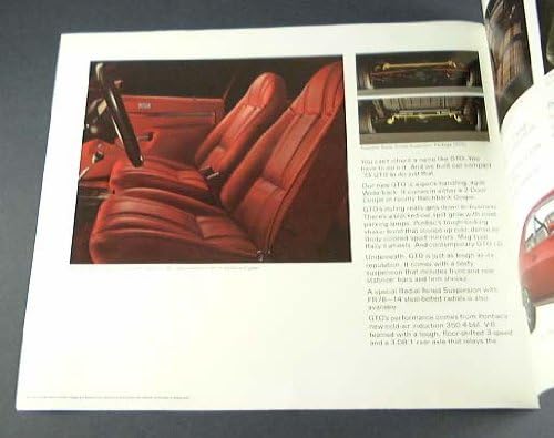 БРОШУРА 1974 74 Pontiac GTO