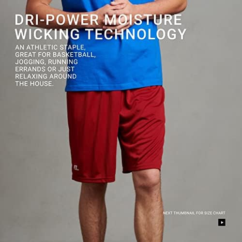 Мъжки къси панталони Russell Athletic Dri-Performance Power с джобове