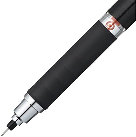 механичен молив uni, модел с гумена дръжка snezhka karatoteva Toga 0,5 мм, Черен (M56561P.24)