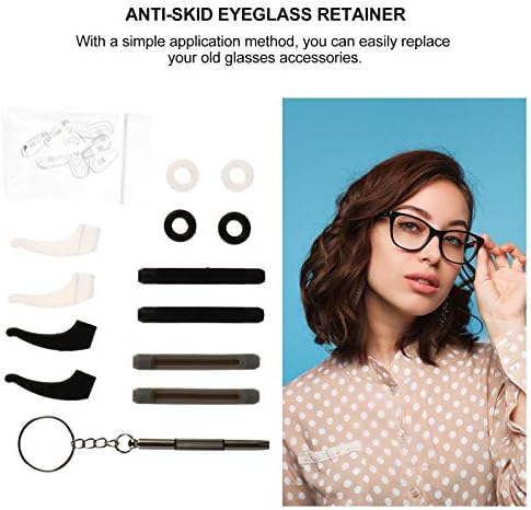 ALREMO XINGHUANG - 1 Комплект /25 бр. Набор от инструменти за ремонт на очила, Силиконова Въздушна Камера, Носа облицовка за очила,