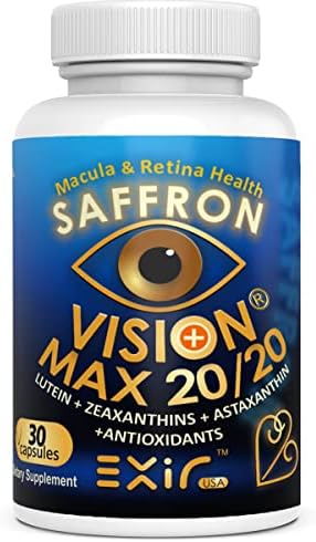 EXIR Vision Max 20/20 ® | Компютърна Цифрова Добавка От умора на очите, 30 Капсули