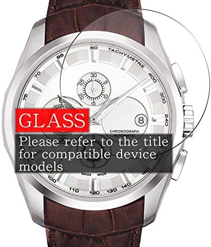 Synvy [3 опаковки] Защитно фолио за екран от закалено стъкло, която е съвместима с предпазни устройства за смарт часовници SEIKO SSB357P1