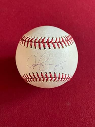Алекс Родригес, с автограф (JSA) Официален бейзболен клуб Ню Йорк Янкис) годината на Реколтата и бейзболни топки с автографи
