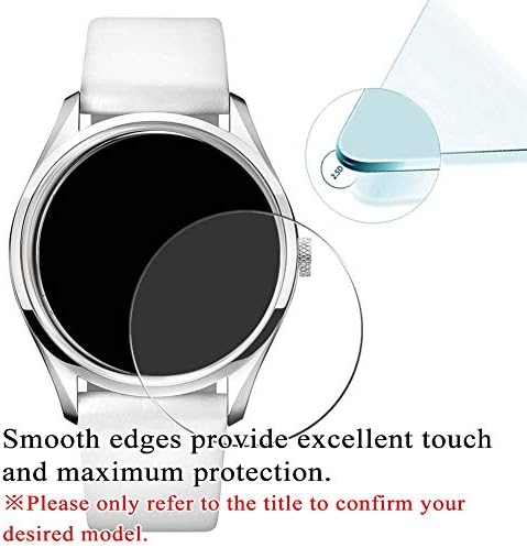Защитно фолио за екрана Synvy [3 опаковки] от закалено стъкло, която е съвместима с предпазни устройства за смарт часа