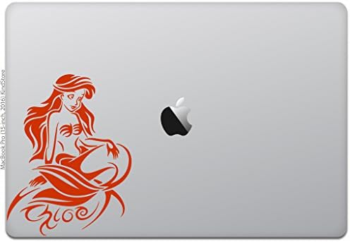 Добър магазин MacBook Pro 13/15/12 Стикер за MacBook Стикер Русалка Червена M800-R