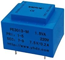 Изолиращ трансформатор PE3013-M за заваряване на печатни платки YHDC 1,5 VA 220 В/15Vx2