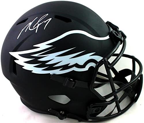 Майкъл Вик подписа каска Philadelphia Eagles F/S Eclipse Speed - JSA W *White - Каски NFL с автограф