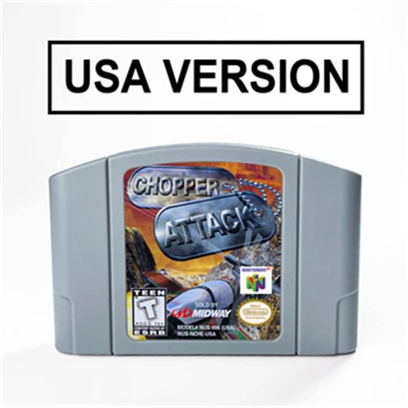 Chopper Атака За 64 Битов игра касета Американската версия на Формат NTSC