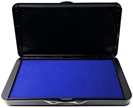 Голям Тампон за печати IMARK, Войлочный Бележник премиум качество, 3,45 x 6,20, Лек (син)