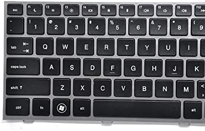 Pardarsey Нова Клавиатура за лаптоп с рамка, съвместима за HP ProBook 4540s series 4540 4545s, съвместима с номер детайли 702237-001 683491-001