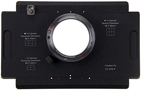 Адаптер за закрепване на обектива Fotodiox Pro е Съвместима с корпус беззеркальной фотоапарат Canon RF Mount за широкоформатни
