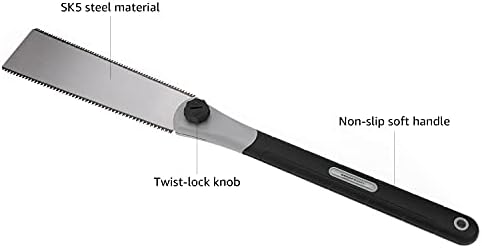 Ръчен трион Basics от 2 части с двоен режещ нож за обработка на дървен материал - 9,5 инча и 13 инча
