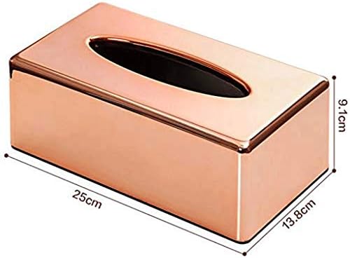 Кутия за Салфетки SHYPT Хартия Багажник Елегантен Royal От Розово Злато Авто Домашен Правоъгълник, във Формата На Кутия За Салфетки Контейнер