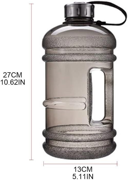 LMMDDP 2,2 л Спортна Бутилка за вода, Голям капацитет за съхранение с дръжка за употреба на открито, Запечатани (Цвят: E, размер: 1)