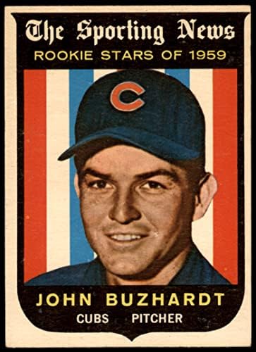 1959 Topps 118 Джон Бужардт Чикаго Къбс (Бейзболна картичка) EX Къбс