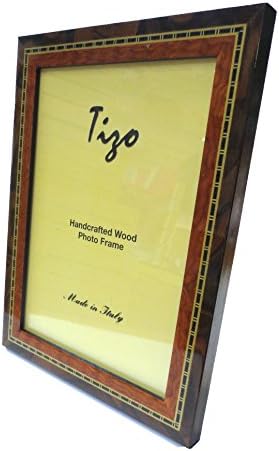 Оцветен Кафява Дървена дограма Tizo 5 X 7 инча, Произведено в Италия