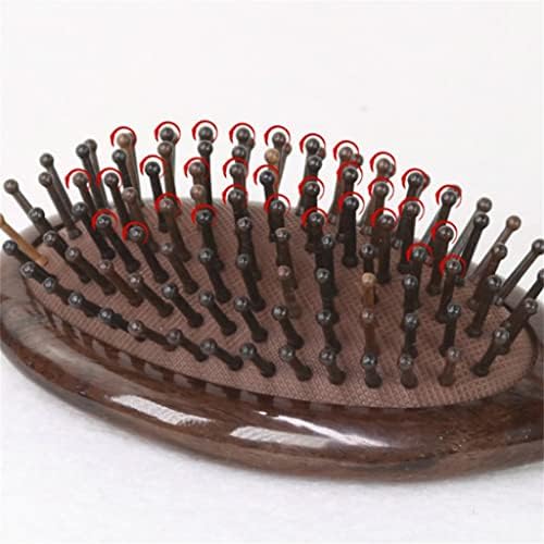TJLSS, 1 опаковка, масажна четка за коса за мъже и жени От косопад, възглавница за коса, влажна гребен на вълна, гребен за стайлинг на коса (Цвят: кръгла, размер: 21,5x6,7x1,7 см