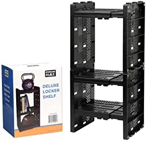 Органайзер за училищните шкафчета StorageMax Deluxe с 3 Регулируеми рафтове - подходящ за шкафчета с ширина от 8,75 до 12.5