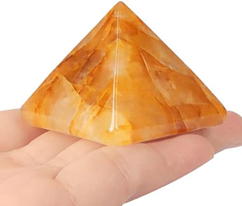Artistone 1,6Цитриновый Crystal, Пирамида от Оргона, Генератор на Положителна Енергия, Лечебни Кристали, Пирамиди за Медитация върху
