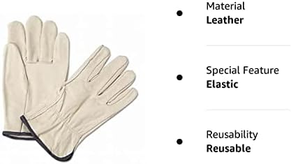 Toledano industries 12 Двойки X Големите кожени работни ръкавици. Перфектна защита на ръцете при всякакви условия.
