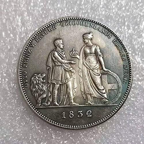 Старинни Занаяти 1832 Немски Сребърен Долар Възпоменателна Монета Външна Търговия Колекция от Чуждестранна валута #1525