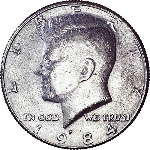 1984 Rv Кенеди Полдоллара 50 цента На Около необращенном формата на