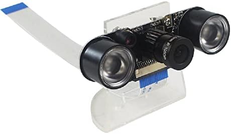 DAGIJIRD 1080P 5-Мегапикселов Обектив Рибешко око с Инфрачервено Осветление, Комплект камера за Нощно Виждане за Raspberry